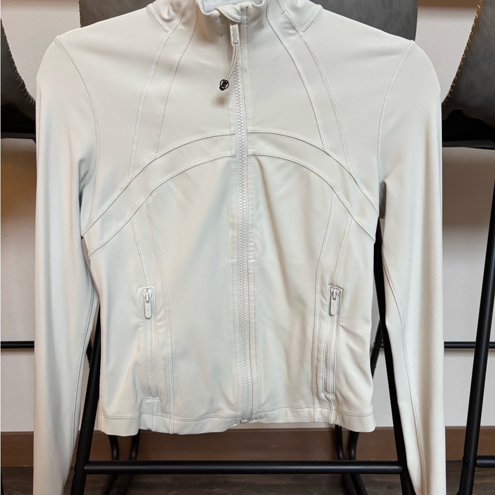 Lululemon Define Jacket Style Full Zip Cream / Bo… - image 1